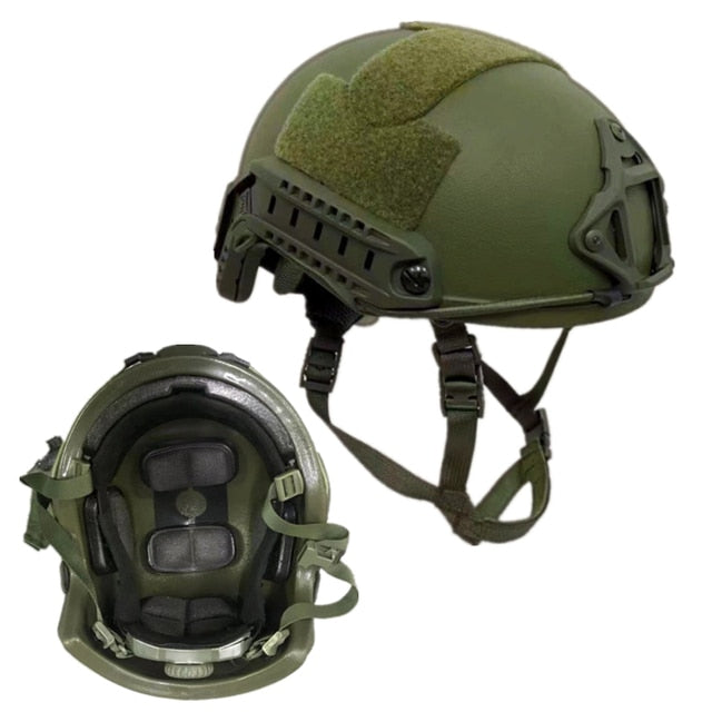 Ballistic ACH High Cut Tactical Helmet Kevla High Quality Ballistic Helmet NIJ IIIA FAST Wendy&#39;s Suspension Pad Ballistic Helmet