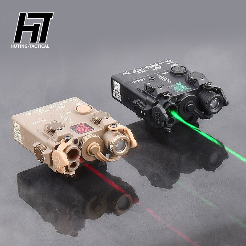 Tactical DBAL-A2 Laser Sight Red/Green/Blue PEQ Laser+Whitelight Flashlight Hunting Rifle No IR