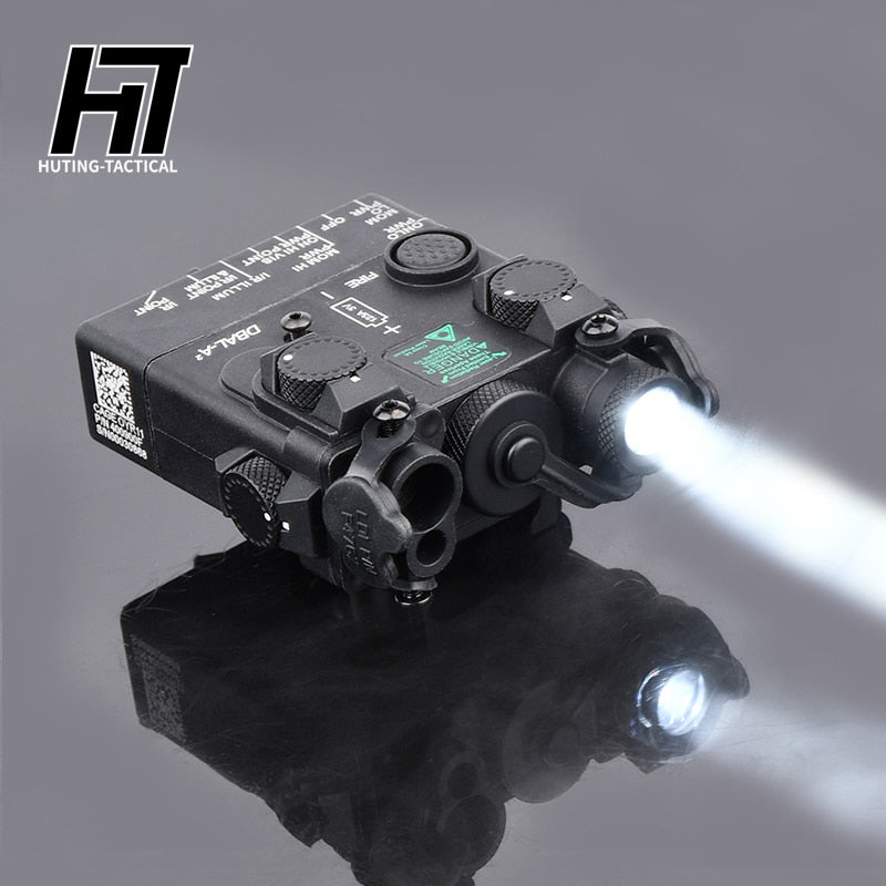 Tactical DBAL-A2 Laser Sight Red/Green/Blue PEQ Laser+Whitelight Flashlight Hunting Rifle No IR