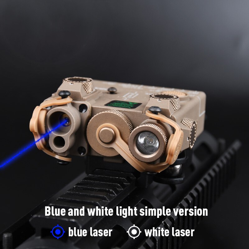 Tactical DBAL-A2 Laser Sight Red/Green/Blue PEQ Laser+Whitelight Flashlight Hunting Rifle No IR