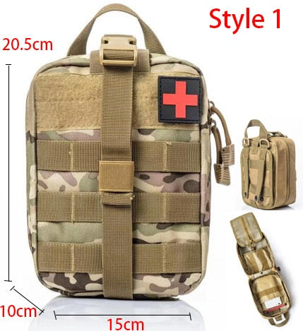 Tactical Molle Pouch Medical EDC Bag