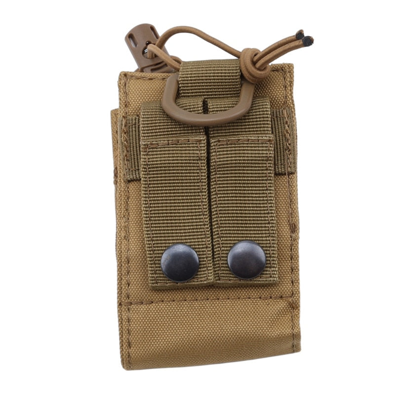 2023 Tactical Radio Pouch Hunting Walkie Talkie Holder Interphone Hanging Bag Military Molle Nylon Magazine Pouch Pocket Caza