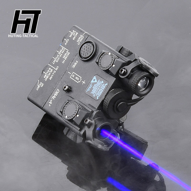 Tactical DBAL-A2 Laser Sight Red/Green/Blue PEQ Laser+Whitelight Flashlight Hunting Rifle No IR