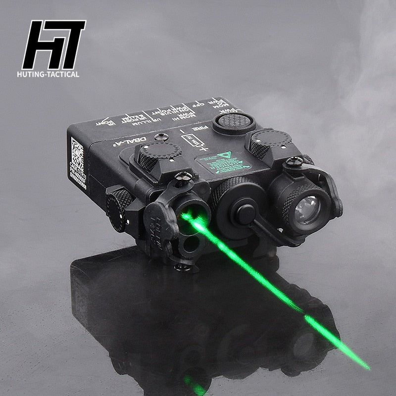 Tactical DBAL-A2 Laser Sight Red/Green/Blue PEQ Laser+Whitelight Flashlight Hunting Rifle No IR