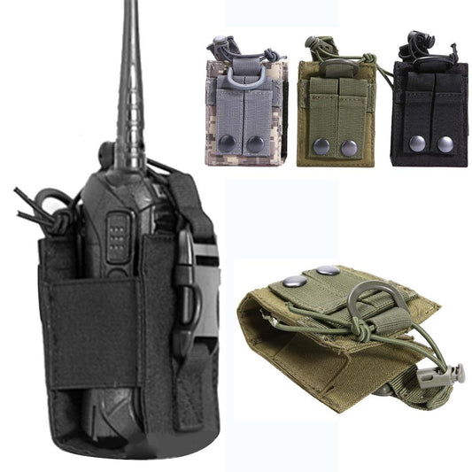 1pcs Package Pouch Walkie hunting Talkie Holder Bag Tactical Sports Pendant Military Molle Nylon Radio Magazine Pouch Pocket