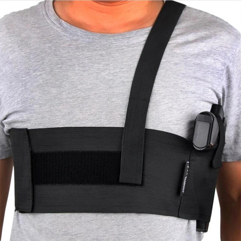 Tactical Adjustable Belly Band Waist Pistol Gun Holster Belt Girdle (3 Size Optional)