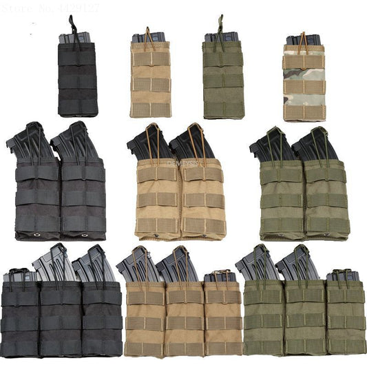 1000D Nylon Single / Double / Triple Magazine Pouch Tactical M4 Military Pouch Molle