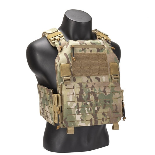 Quick detachable, light, laser cut tactical vest/ Plate carrier